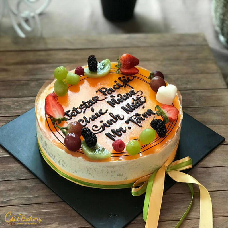 Mẫu Bánh Mousse Chanh Dây - MCD003