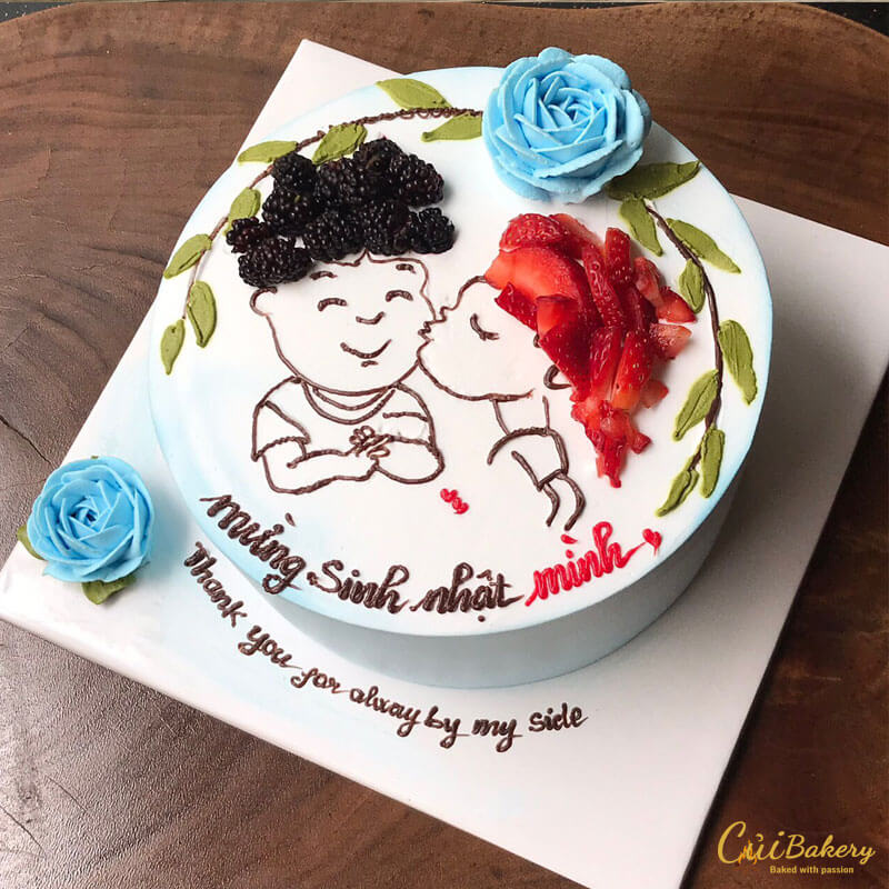 Mẫu Bánh Kem sữa tươi - MST013