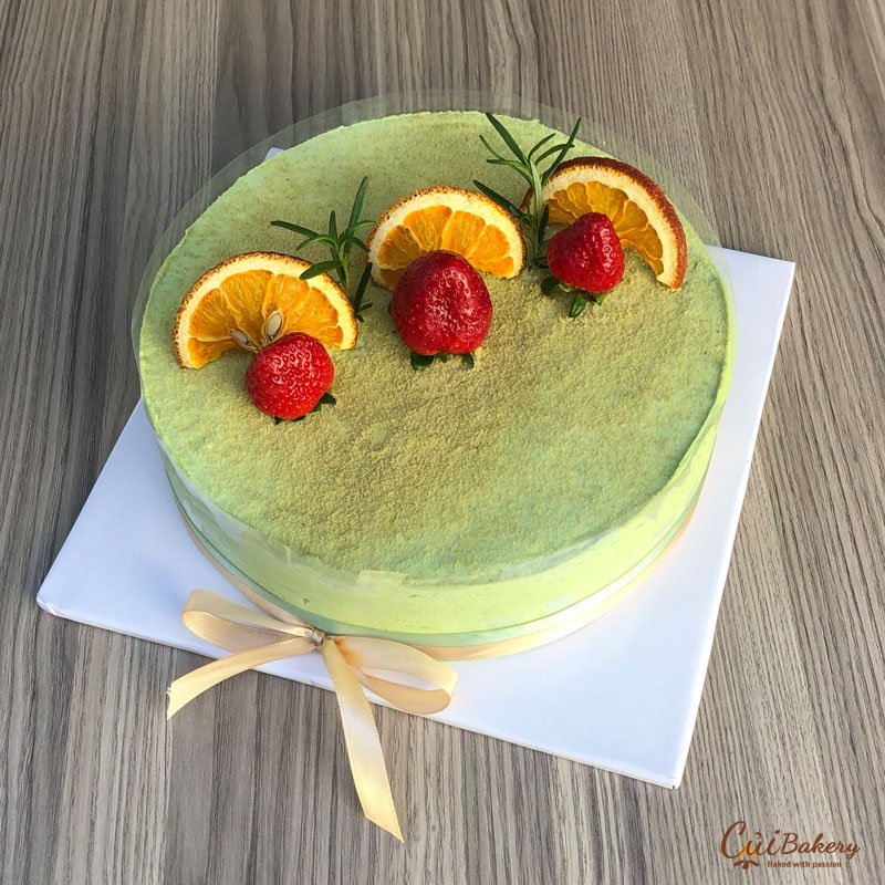 Mẫu Bánh Mousse Matcha Yogurt- MMY006