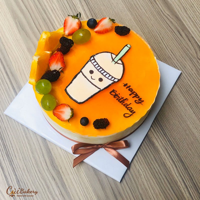 Mẫu Bánh Mousse Chanh Dây - MCD007