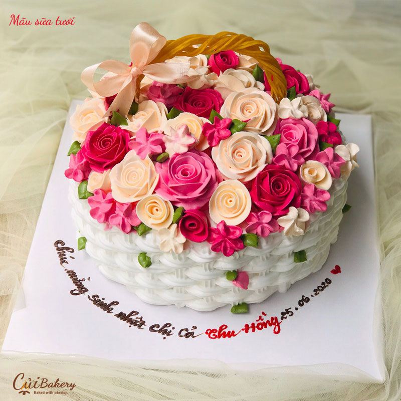 Mẫu Bánh Kem sữa tươi - MST043