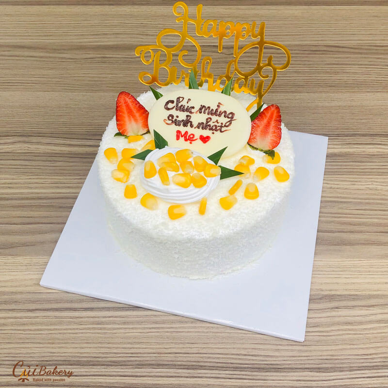 Mẫu Bánh Kem Bắp - MKB001