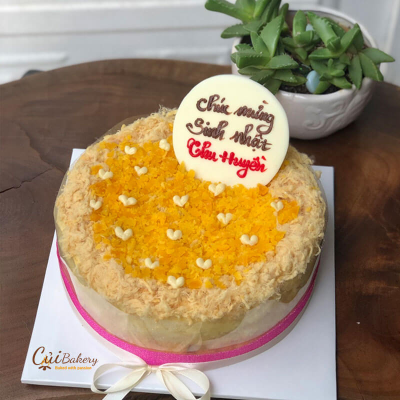 Mẫu bánh bông lan trứng muối - MTM002