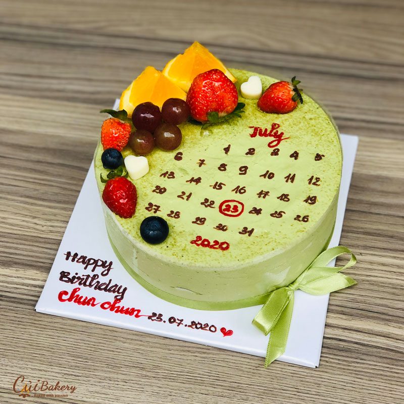 Mẫu Bánh Mousse Matcha Yogurt- MMY008