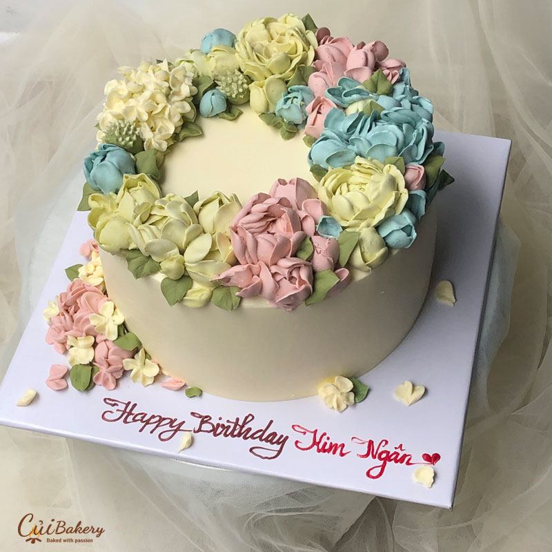 Mẫu Bánh Kem Bơ Phe - MBP009