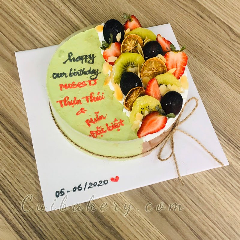 Mẫu Bánh Mousse Matcha Yogurt- MMY010