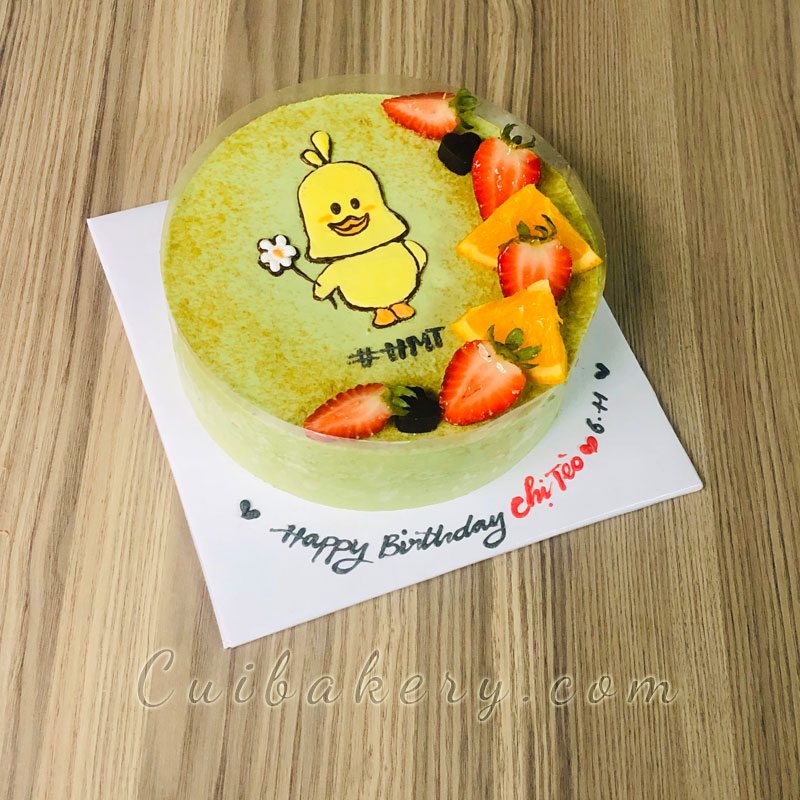 Mẫu Bánh Mousse Matcha Yogurt- MMY011