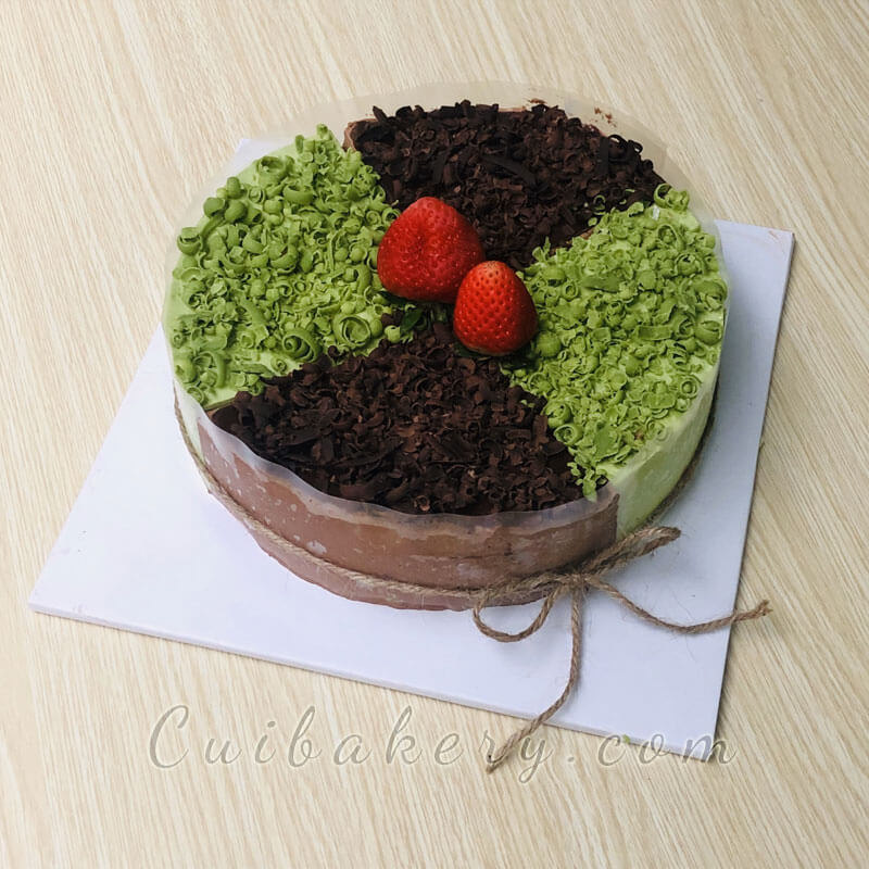 Mẫu Bánh Mousse Matcha Yogurt- MMY012