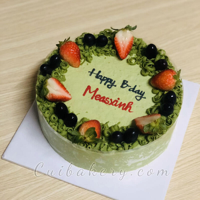 Mẫu Bánh Mousse Matcha Yogurt- MMY013