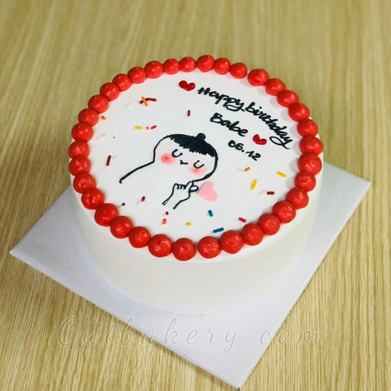 Mẫu Bánh Vẽ Hình - MVH029