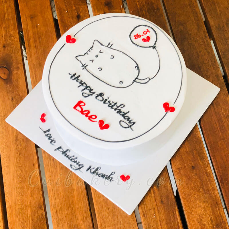 Mẫu Bánh Vẽ Hình - MVH034