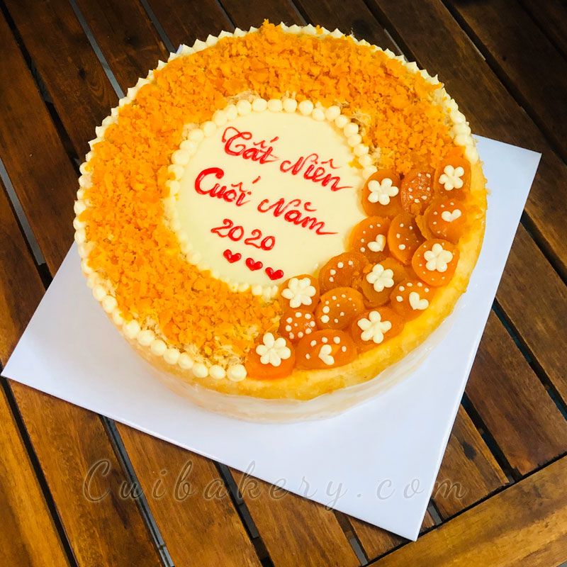 Mẫu bánh bông lan trứng muối - MTM009