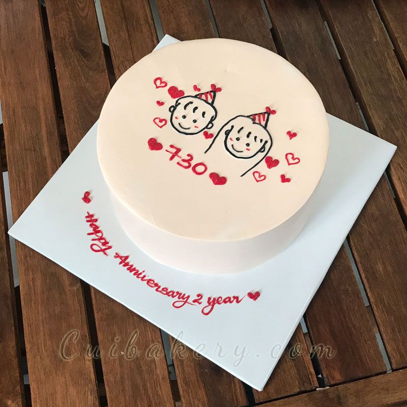 Mẫu Bánh Vẽ Hình - mvh036