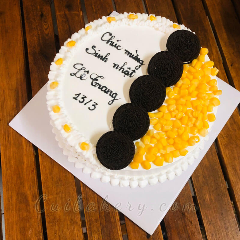 Mẫu Bánh Kem Bắp - MKB007