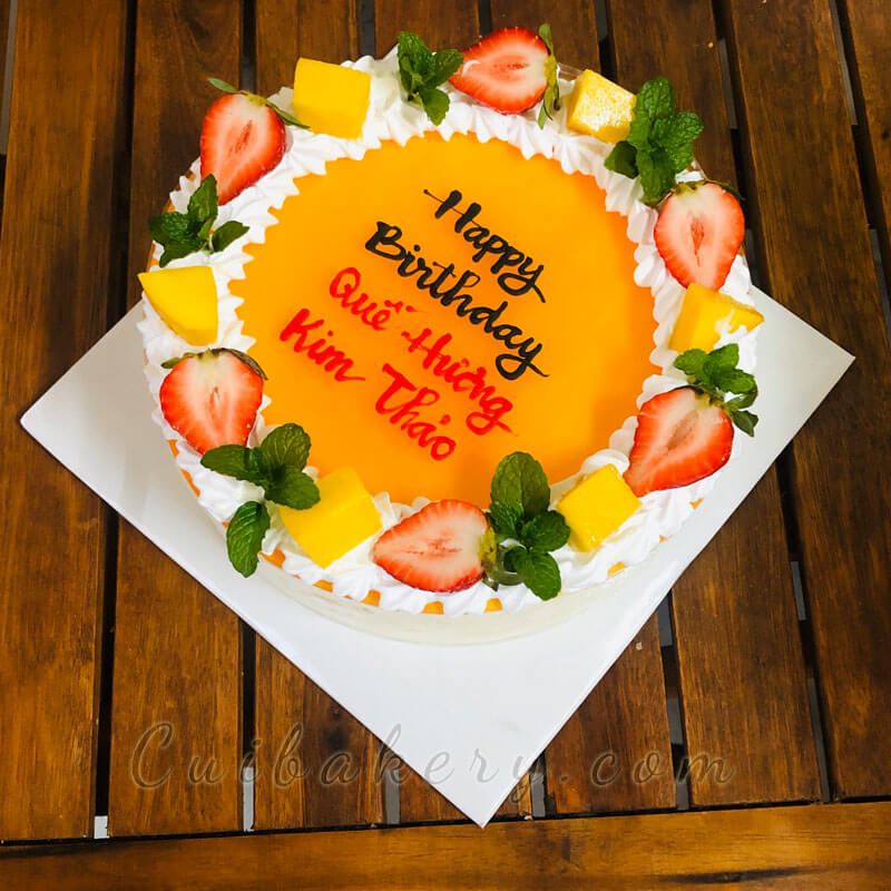 Mẫu Bánh Mousse Chanh Dây - MCD014