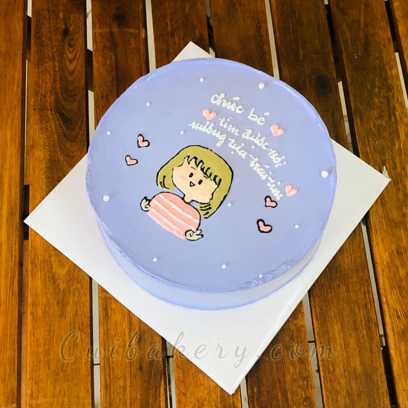 Mẫu Bánh Vẽ Hình - MVH038