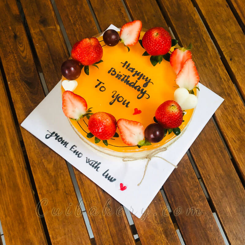 Mẫu Bánh Mousse Chanh Dây - MCD017