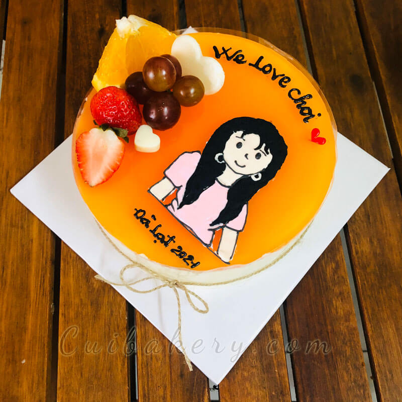 Mẫu Bánh Mousse Chanh Dây - MCD021