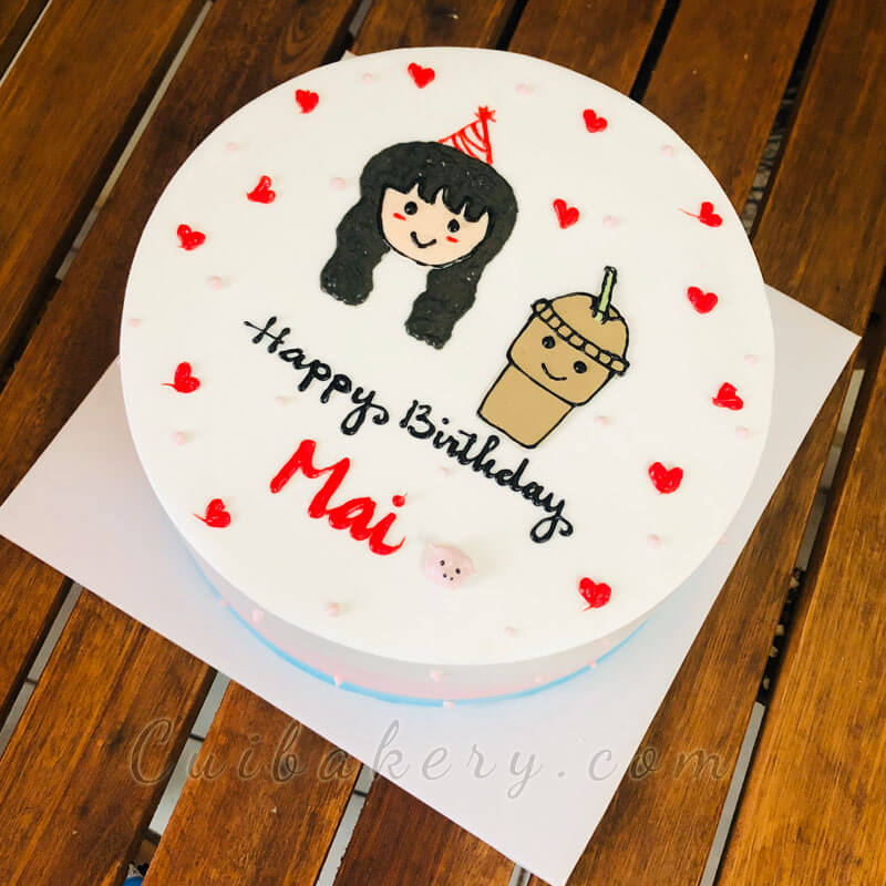 Mẫu Bánh Vẽ Hình - MVH051