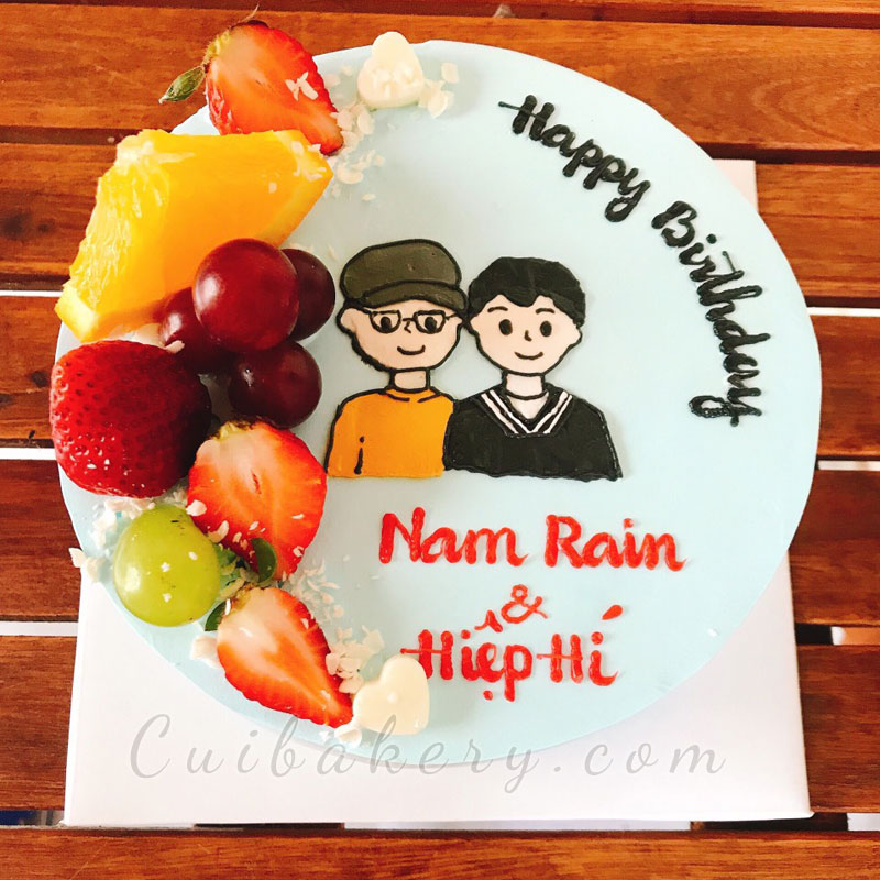 Mẫu Bánh Vẽ Hình - MVH055