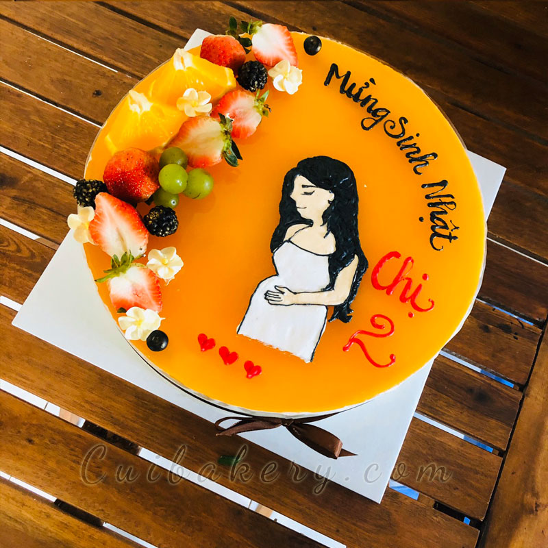 Mẫu Bánh Mousse Chanh Dây - MCD024