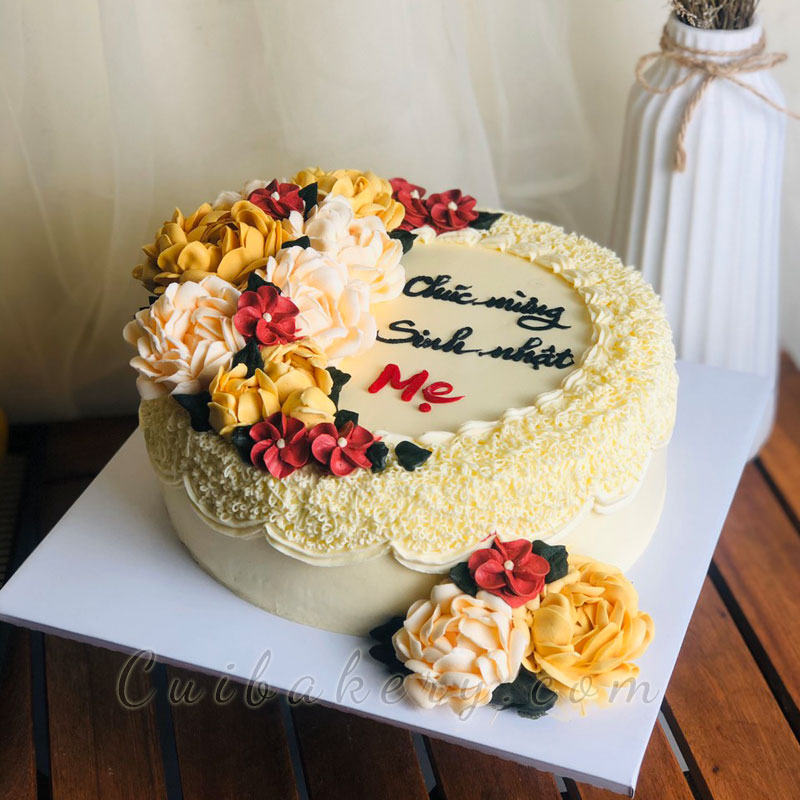 Mẫu Bánh Kem Bơ Phe  - MBP016