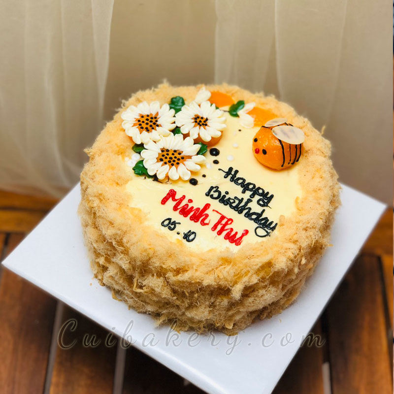 Mẫu bánh bông lan trứng muối - MTM015