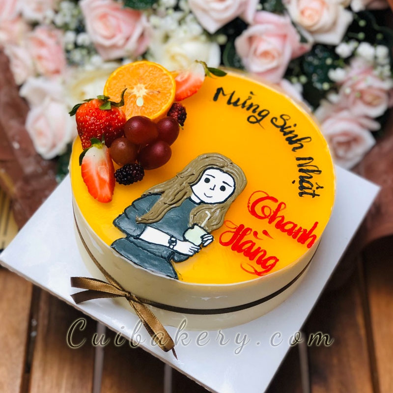 Mẫu Bánh Mousse Chanh Dây - MCD026