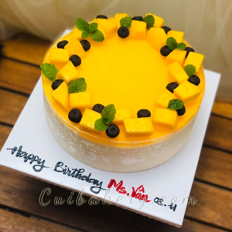 Mẫu Bánh Mousse Chanh Dây - MCD027