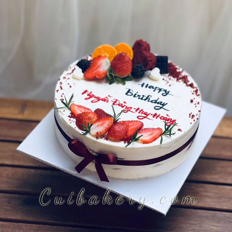 Mẫu Bánh Red Velvet - MRV012