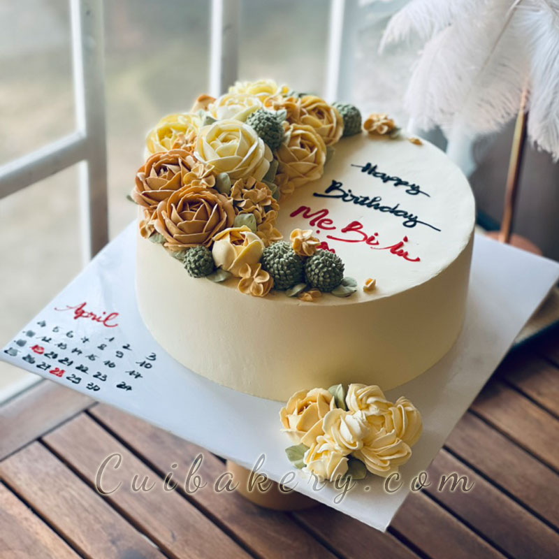 Mẫu Bánh Kem Bơ Phe  - MBP022