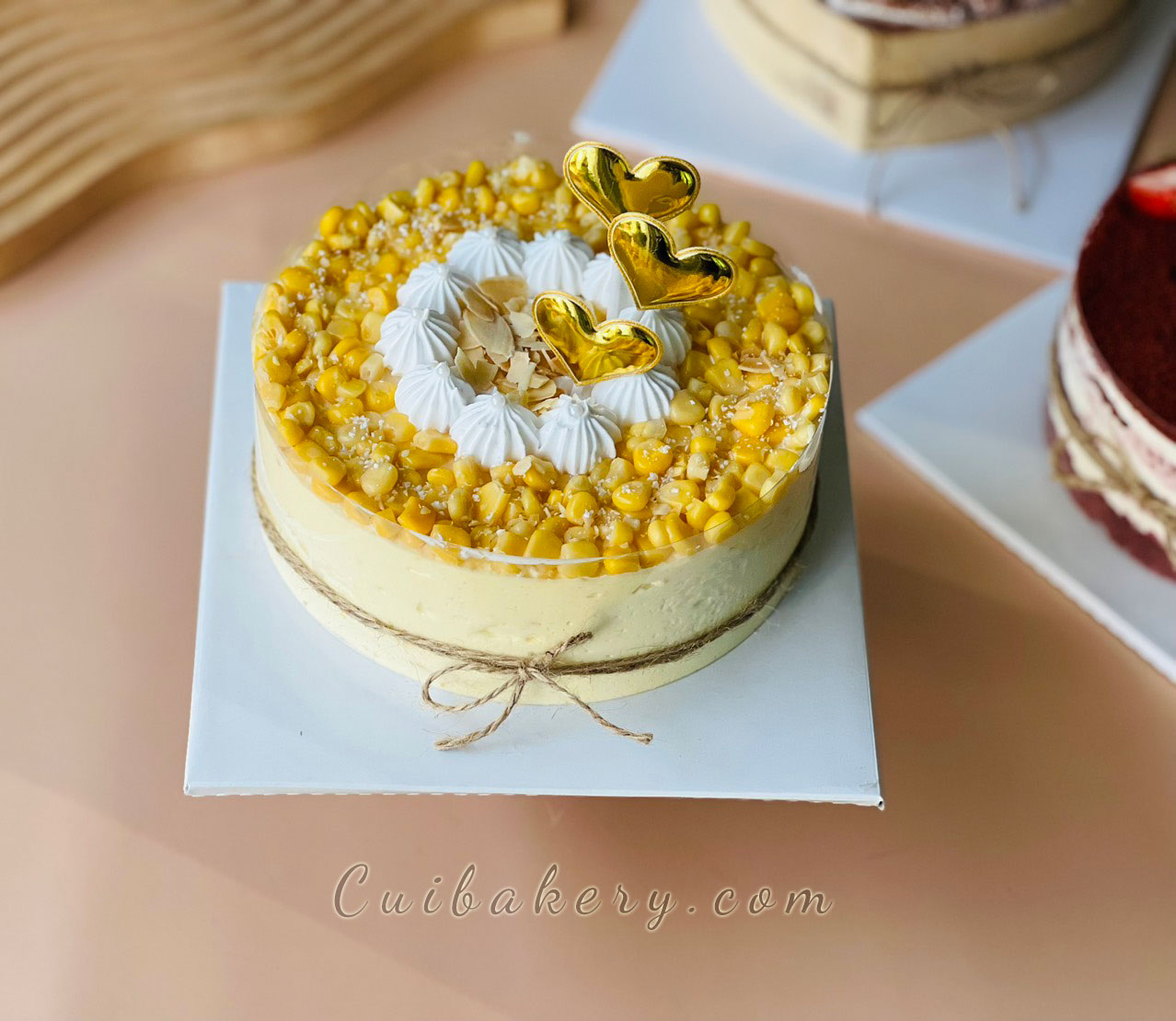 Mẫu Bánh Kem Bắp - MKB026