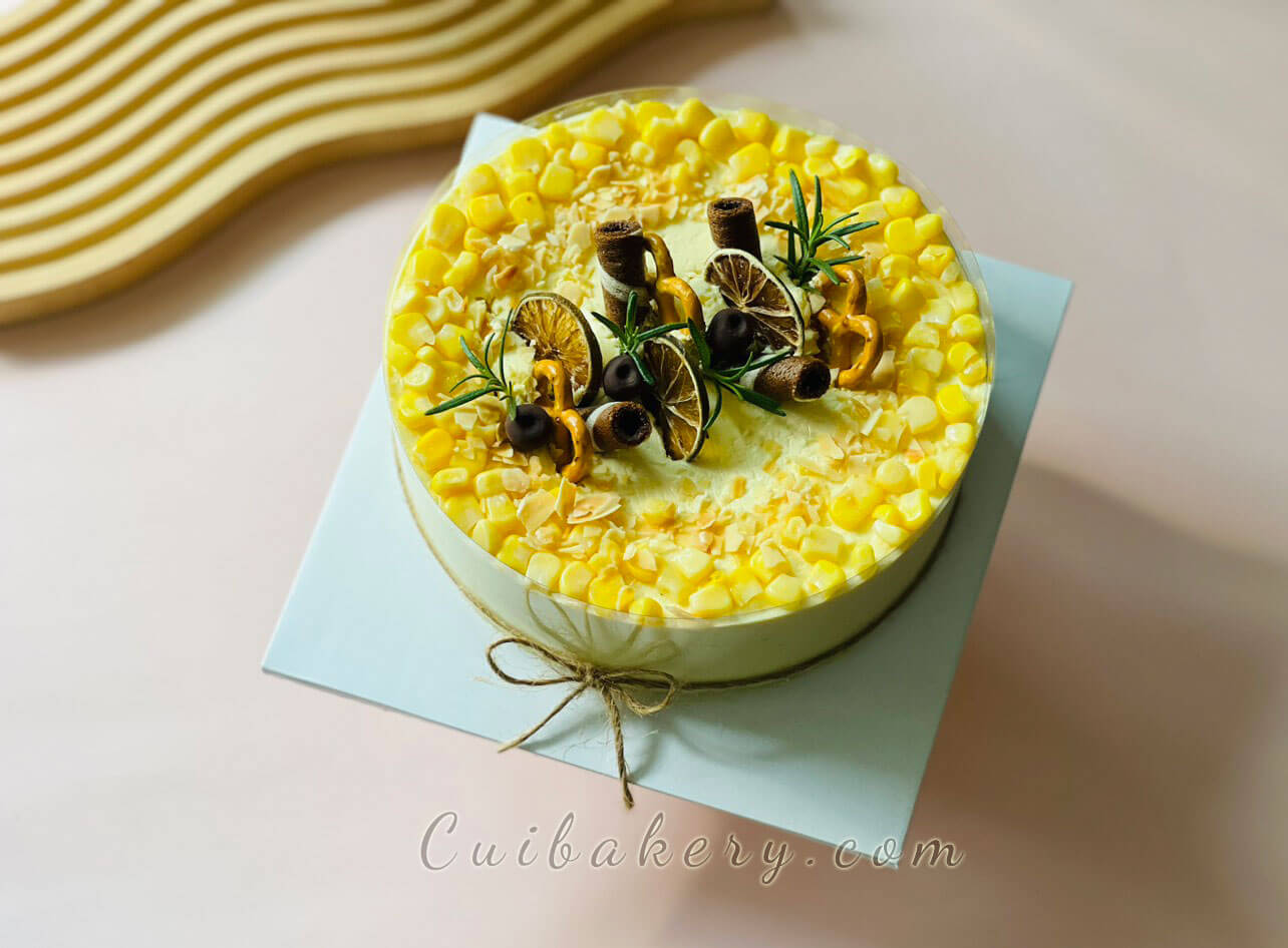 Mẫu Bánh Kem Bắp - MKB027