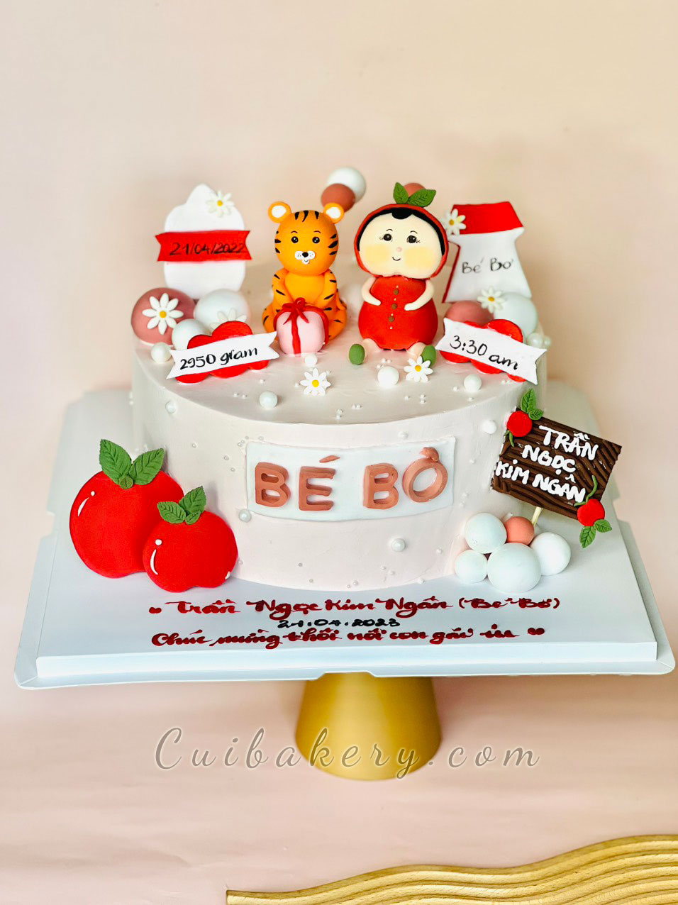 Mẫu Bánh Fondant  - MFT020