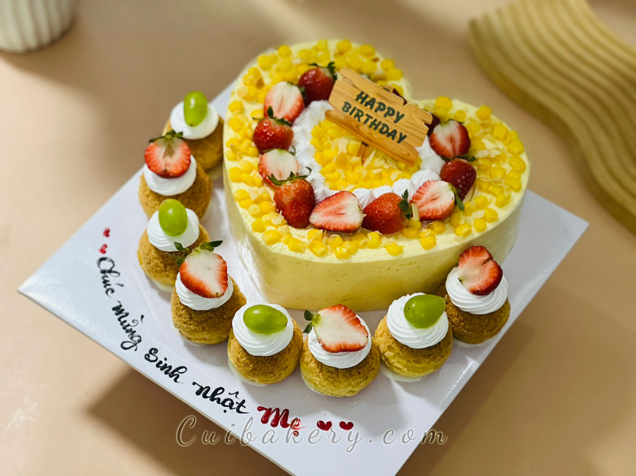 Mẫu Bánh Kem Bắp - MKB033