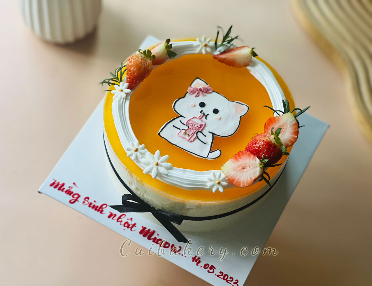 Mẫu Bánh Mousse Chanh Dây - MCD036