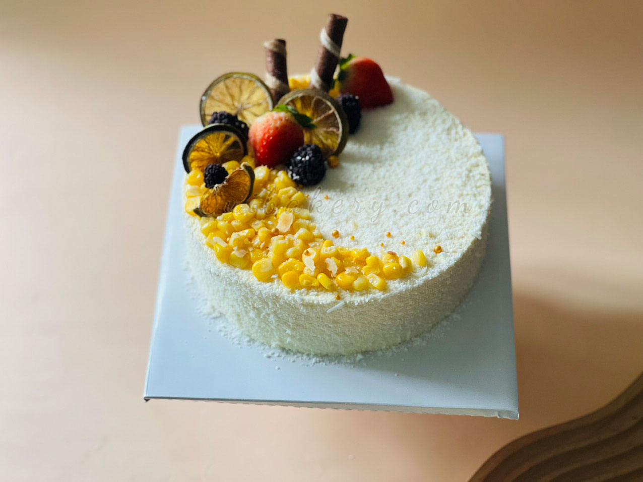 Mẫu Bánh Kem Bắp - MKB035