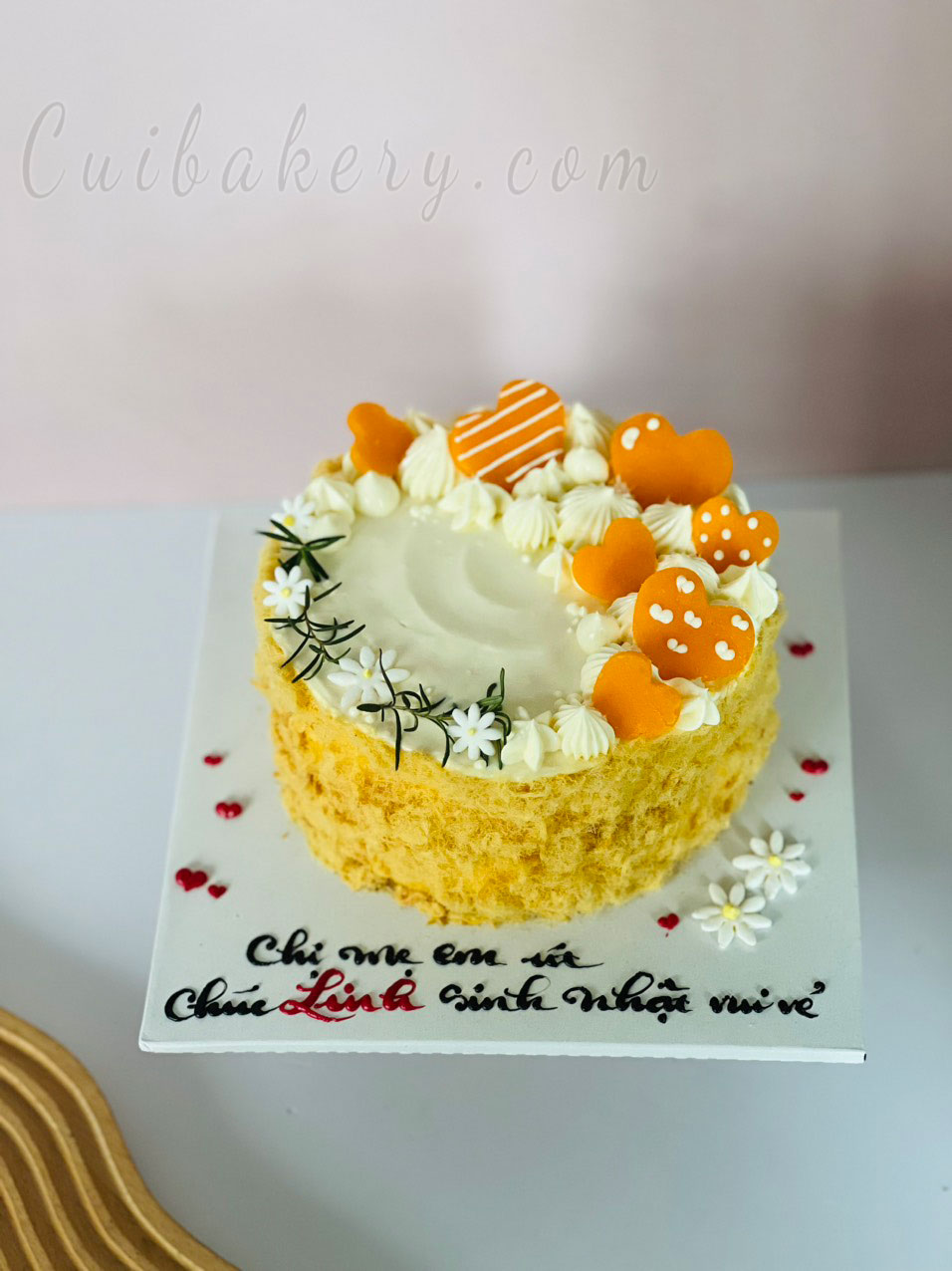 Mẫu bánh bông lan trứng muối - MTM029