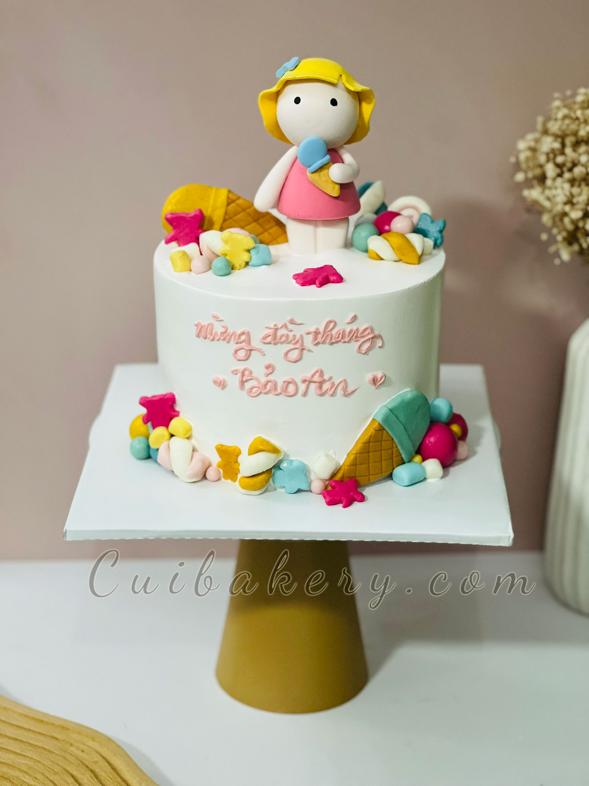 Mẫu Bánh Fondant - MFT048