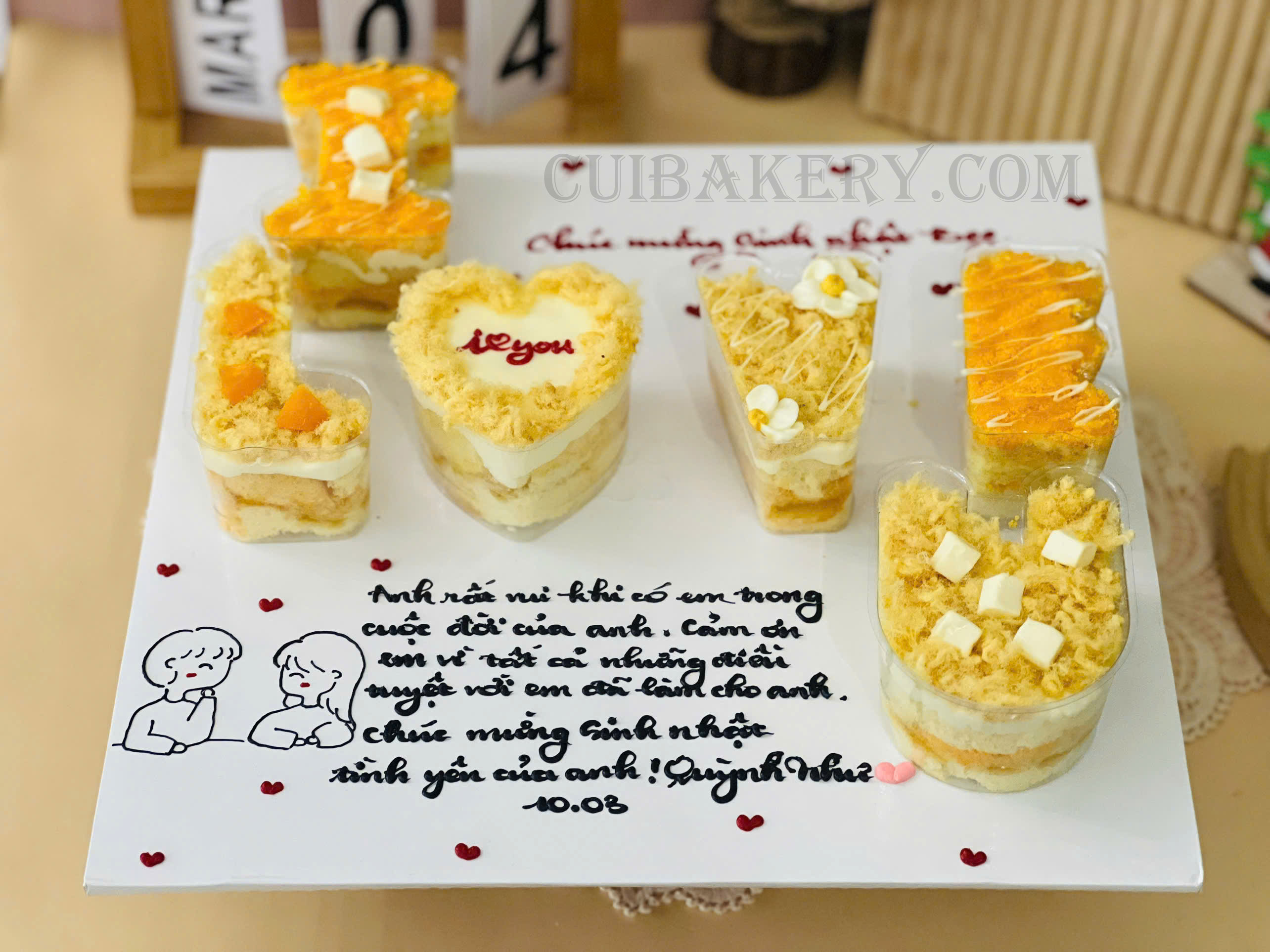 Mẫu bánh bông lan trứng muối - MTM031