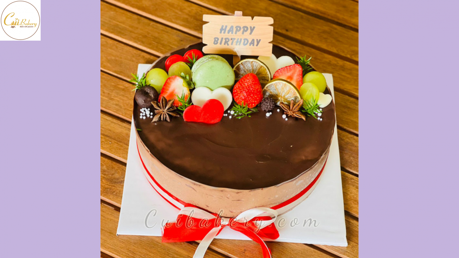 bánh sinh nhật đơn giản cho bạn trai, bánh kem nam tính Đà Lạt, bánh socola cho nam