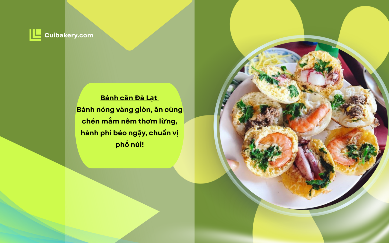 bánh ướt lòng gà Đà Lạt, bánh bèo Đà Lạt