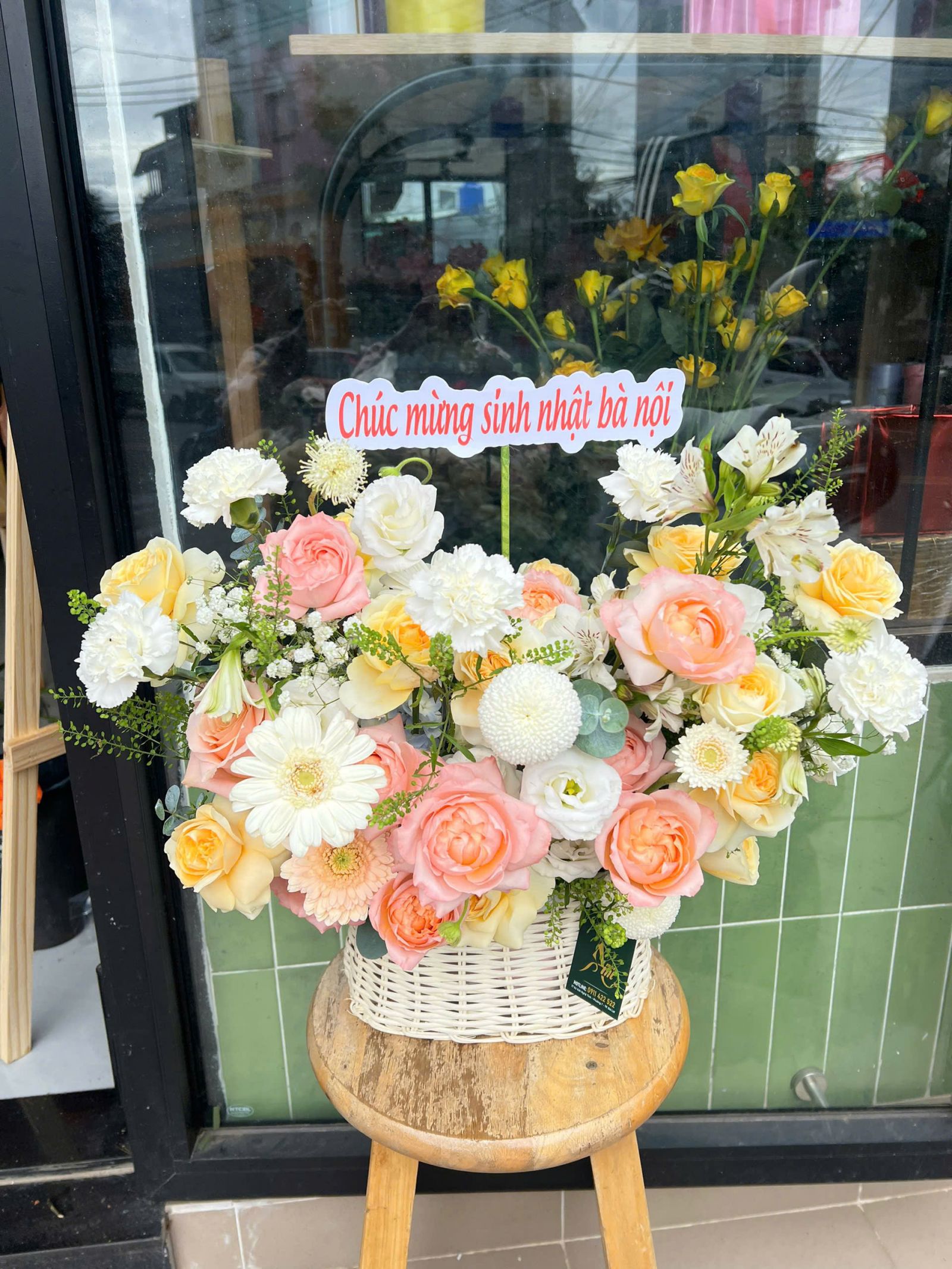 combo hoa + bánh Đà Lạt