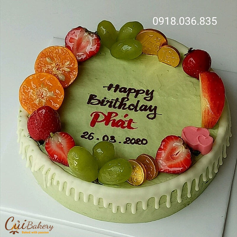 1.Hình ảnh bánh Mousse Matcha Yogurt - MTS004